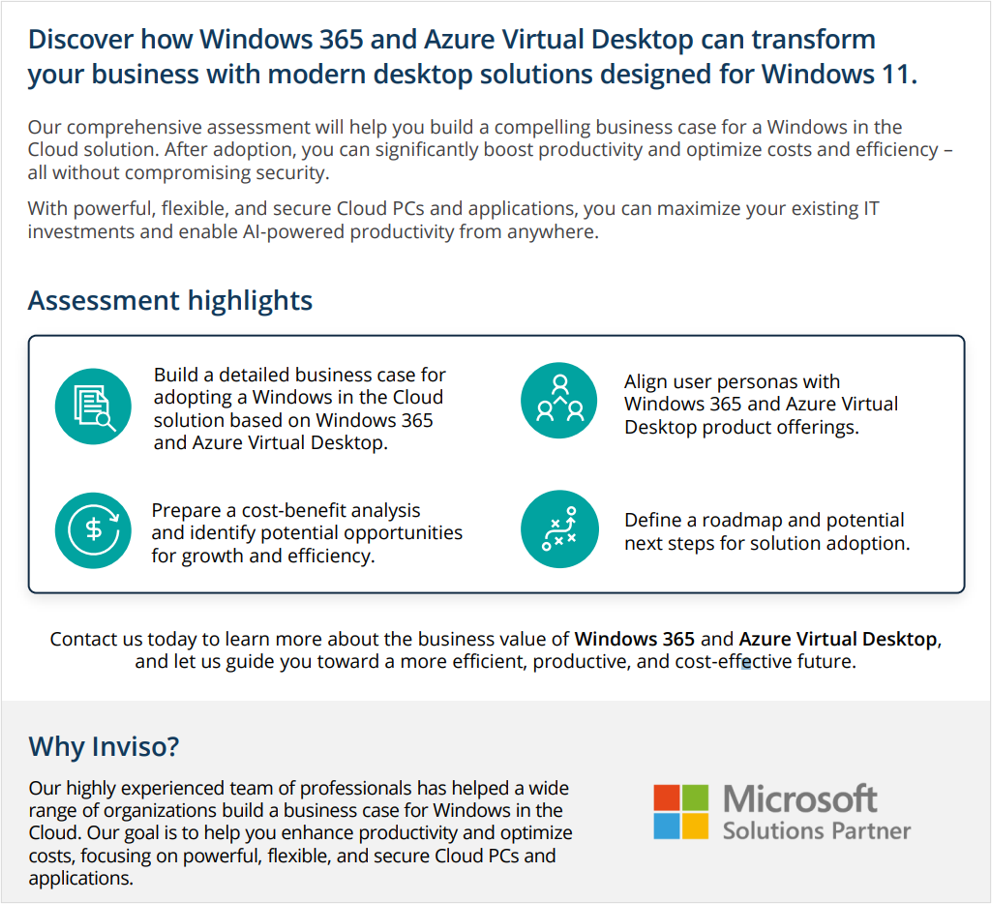 Discover how Windows 365 and Azure Virtual Desktop can transform your business with modern desktop solutions designed for Windows 11